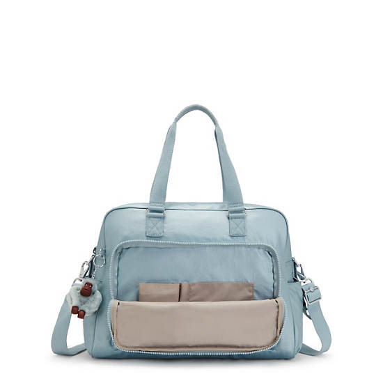 Kipling Alanna Metallic Diaper Bag Táska Türkiz | HU 1241TC